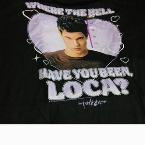 Black Graphic T-Shirt Twilight Saga Jacob Bundle Of 5